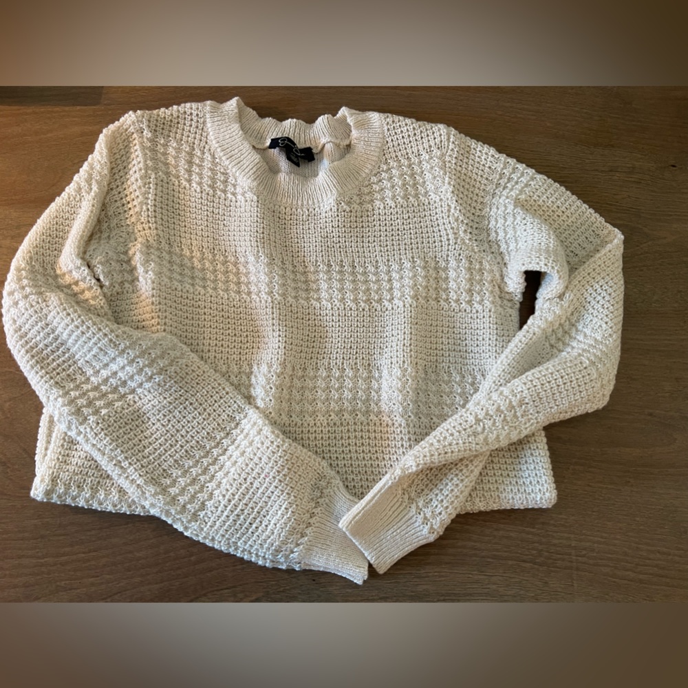 Jessica Simpson pointelle Sweater